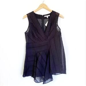 NWT Chelsea and Walker Ruffle Front Blouse 4